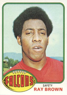 1976 Topps Ray Brown #307 Football Card