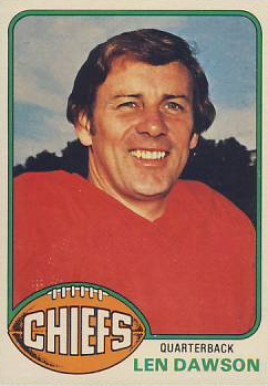 1976 Topps Len Dawson #308 Football Card