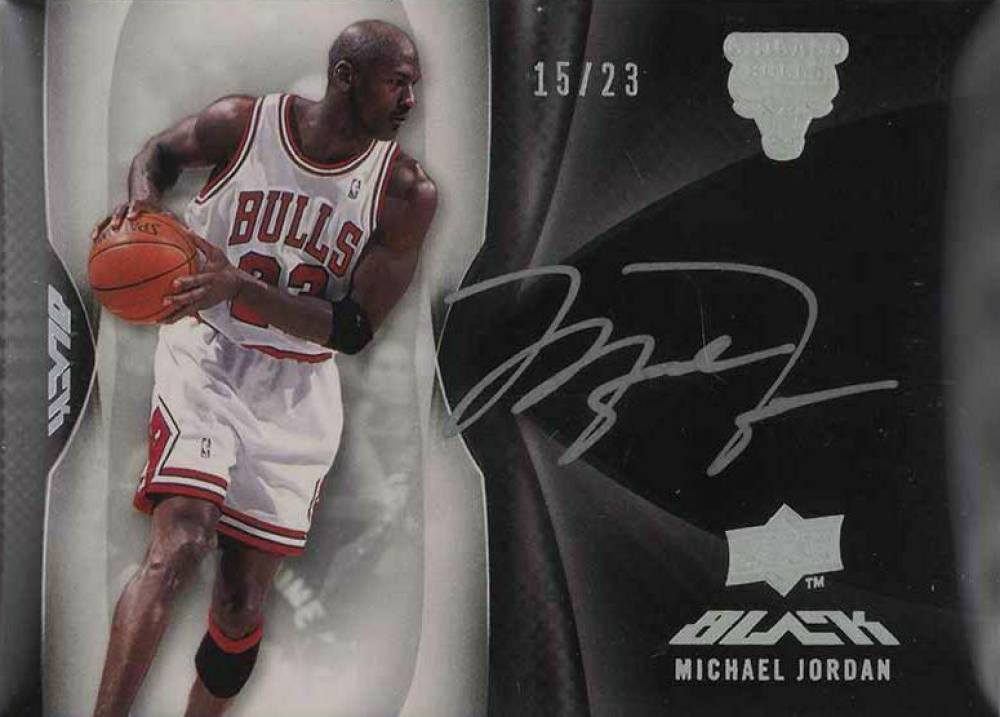 2008 Upper Deck Black Autographs Michael Jordan #MJ Basketball Card