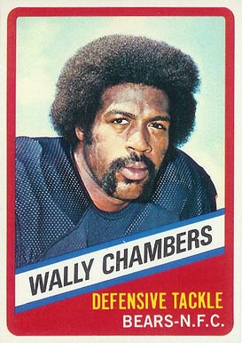 1976 Wonder Bread Wally Chambers #15 Football Card