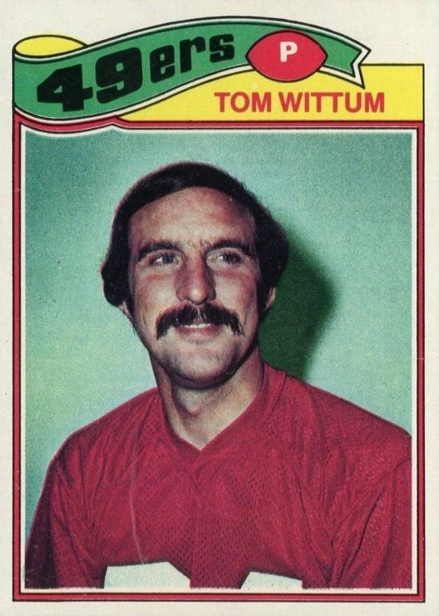 1977 Topps Tom Wittum #127 Football Card