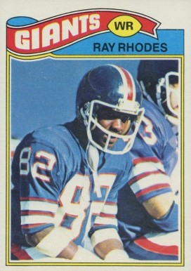 1977 Topps Ray Rhodes #98 Football Card