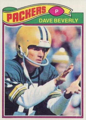 1977 Topps Dave Beverly #78 Football Card