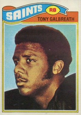 1977 Topps Tony Galbreath #257 Football Card