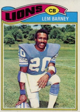 1977 Topps Lem Barney #433 Football Card