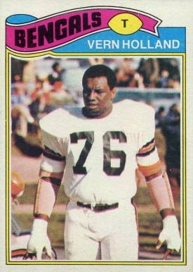 1977 Topps Vern Holland #391 Football Card