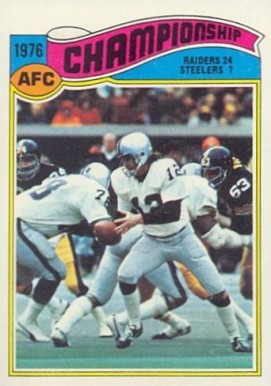 1977 Topps AFC Championship #526 Football Card