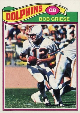 1977 Topps Bob Griese #515 Football Card