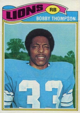 1977 Topps Bobby Thompson #486 Football Card