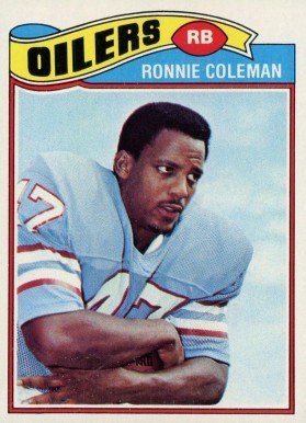 1977 Topps Ronnie Coleman #407 Football Card