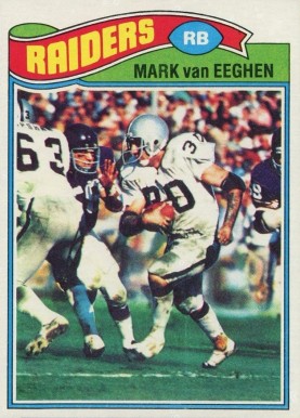1977 Topps Mark Van Eeghen #354 Football Card