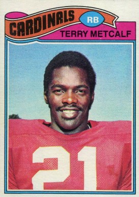 1977 Topps Terry Metcalf #345 Football Card