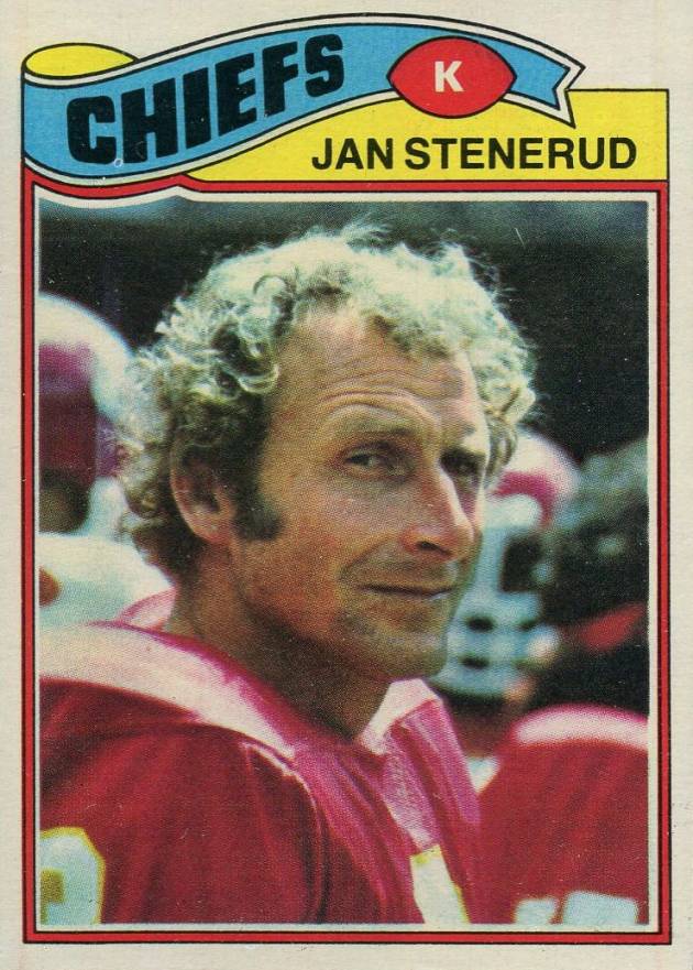 1977 Topps Jan Stenerud #335 Football Card