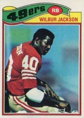 1977 Topps Wilbur Jackson #276 Football Card