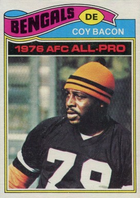 1977 Topps Coy Bacon #250 Football Card