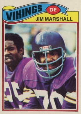 1977 Topps Jim Marshall #105 Football Card