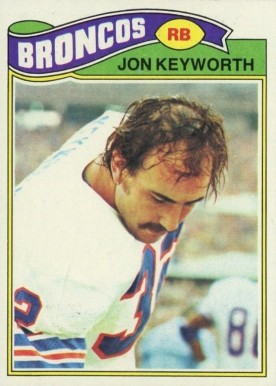 1977 Topps Jon Keyworth #66 Football Card