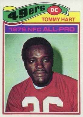 1977 Topps Tommy Hart #40 Football Card