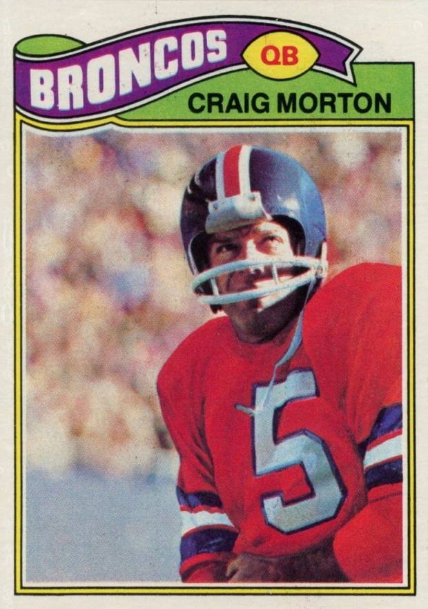 1977 Topps Craig Morton #27 Football Card