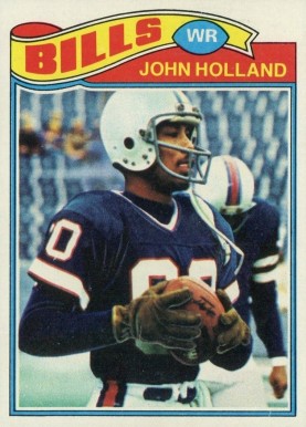 1977 Topps John Holland #17 Football Card