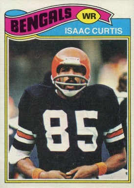 1977 Topps Isaac Curtis #10 Football Card