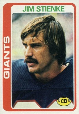 1978 Topps Jim Stienke #208 Football Card