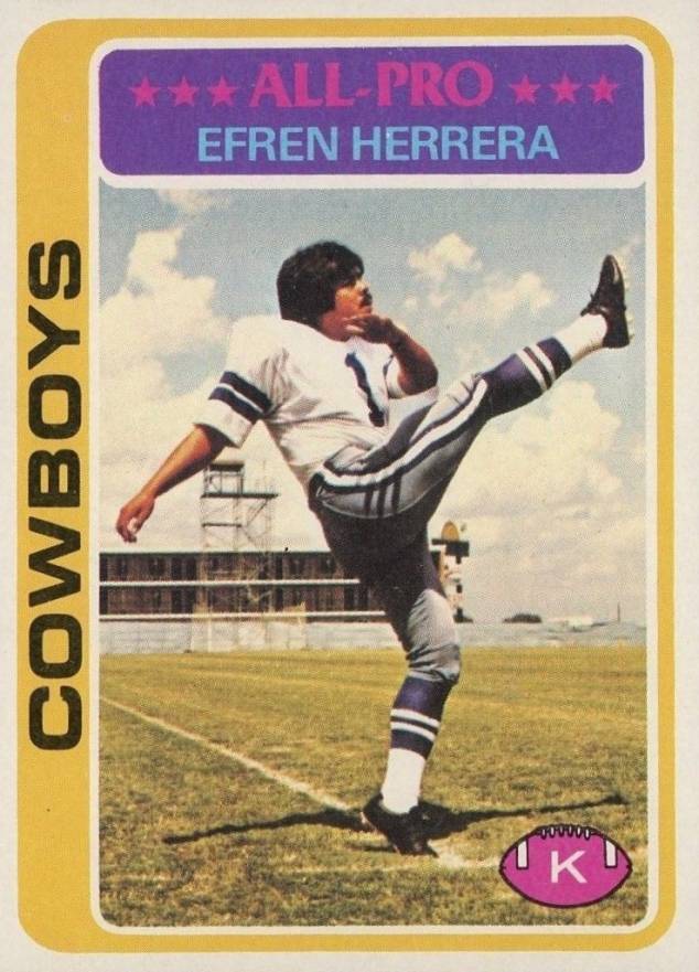 1978 Topps Efren Herrera #410 Football Card
