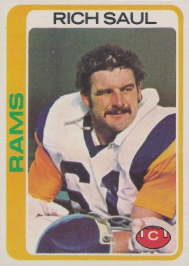 1978 Topps Rich Saul #498 Football Card