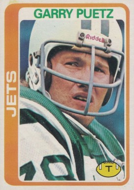 1978 Topps Garry Puetz #422 Football Card