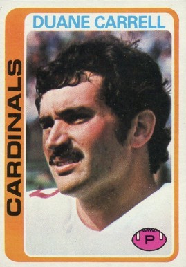 1978 Topps Duane Carrell #324 Football Card