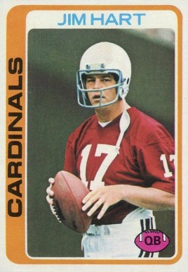 1978 Topps Jim Hart #232 Football Card