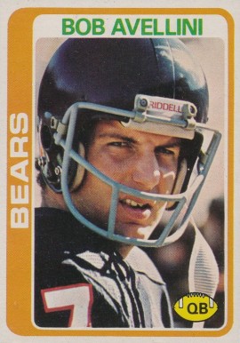 1978 Topps Bob Avellini #15 Football Card