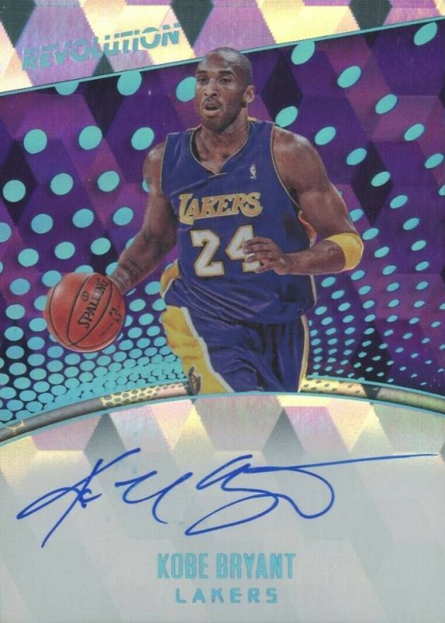 2017 Panini Revolution Autographs Kobe Bryant #A-KB Basketball Card