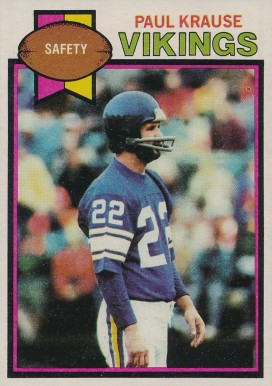 1979 Topps Paul Krause #489 Football Card