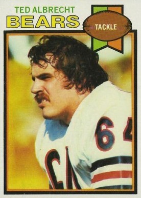 1979 Topps Ted Albrecht #72 Football Card