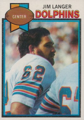 1979 Topps Jim Langer #425 Football Card