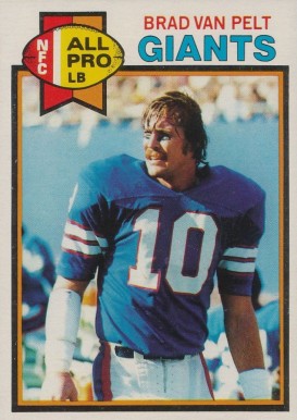 1979 Topps Brad Van Pelt #140 Football Card