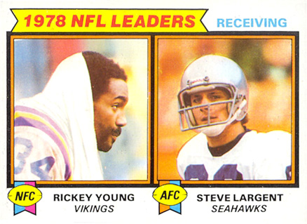 1979 Topps Receiving Leaders #2 Football Card