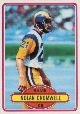 1980 Topps Nolan Cromwell #423 Football Card