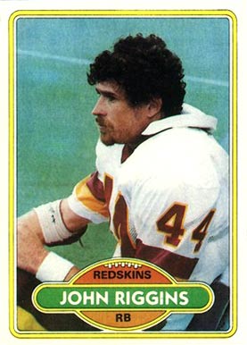 1980 Topps John Riggins #390 Football Card