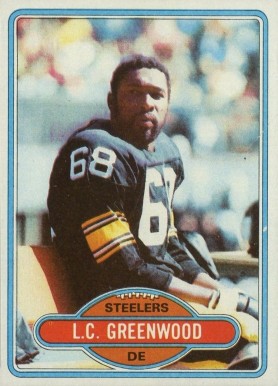 1980 Topps L.C. Greenwood #375 Football Card