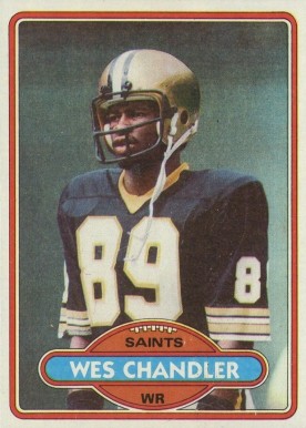 1980 Topps Wes Chandler #275 Football Card