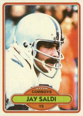 1980 Topps Jay Saldi #229 Football Card