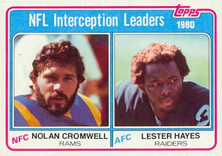 1981 Topps Interception Leaders #5 Football Card