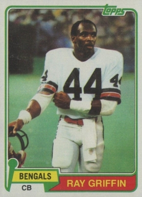 1981 Topps Ray Griffin #257 Football Card