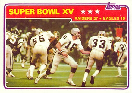 1981 Topps Super Bowl XV #494 Football Card