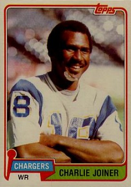 1981 Topps Charlie Joiner #496 Football Card