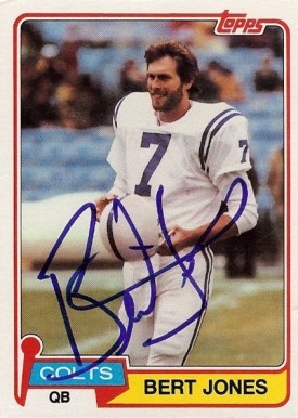 1981 Topps Bert Jones #525 Football Card