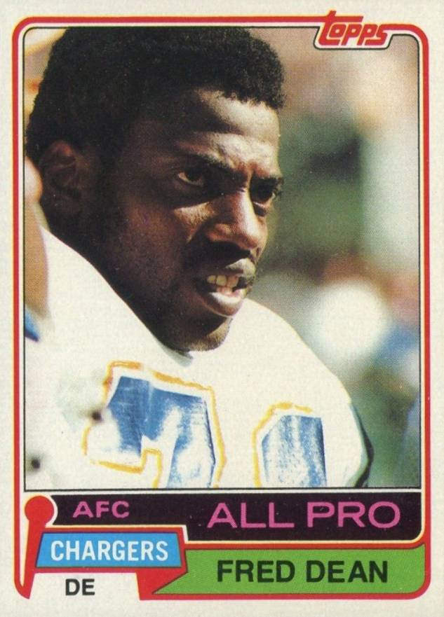 1981 Topps Fred Dean Ap #520 Football Card