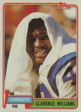 1981 Topps Clarence Williams #509 Football Card